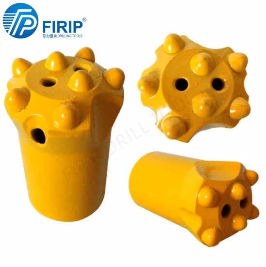 中国メーカー工場価格小口径 Hex22 Hex25 六角シャンク 32/34/36/38/40/41/42/43/45 ミリメートル販売のためのテーパー ボタン ビット